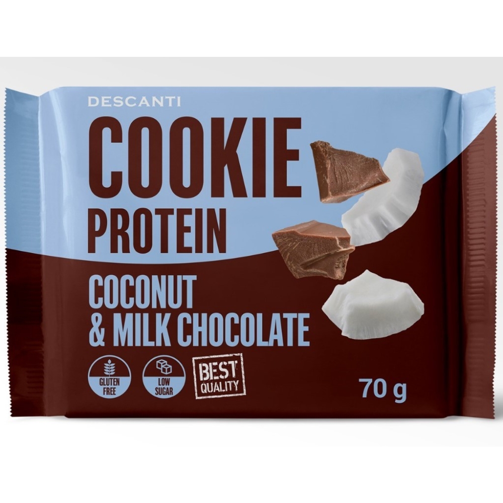 Descanti protein cookie kokos čokoláda 70g