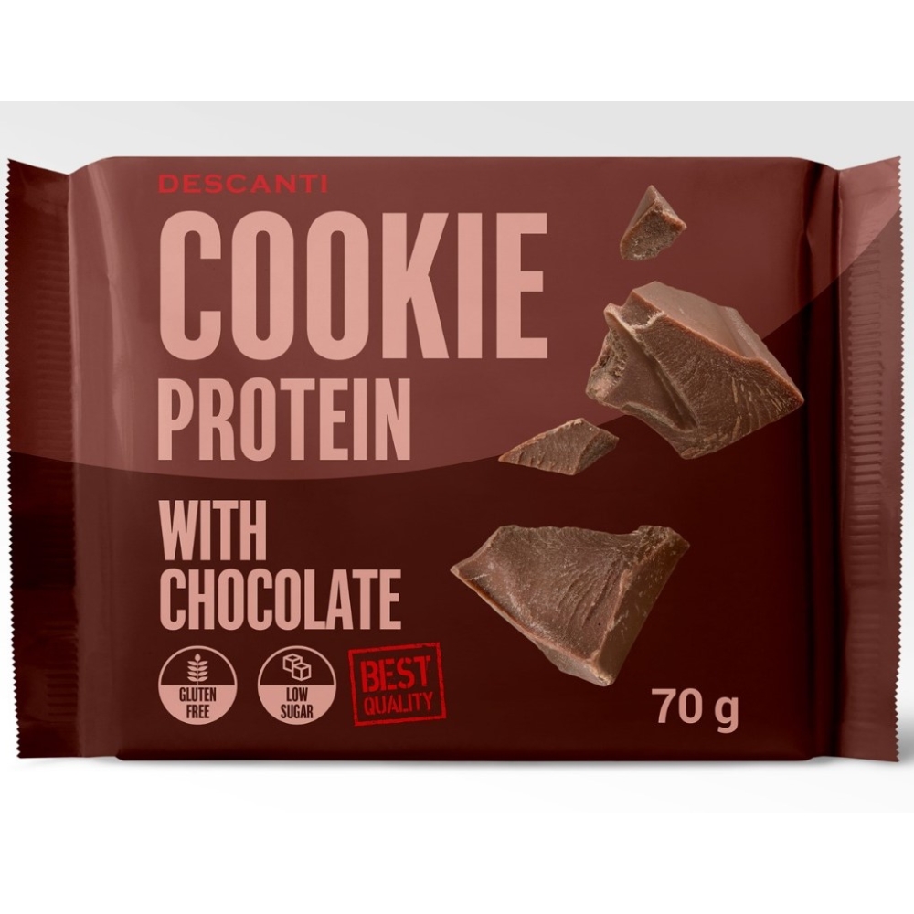 Descanti protein cookie čokoláda oriešok 70g
