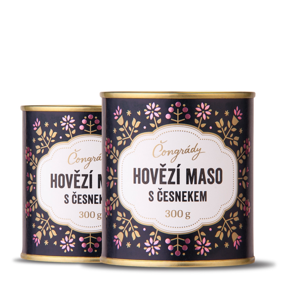 Čongrády - Hovädzie mäso s cesnakom 300g