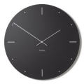 Nástenné kovové hodiny šedé + striebro