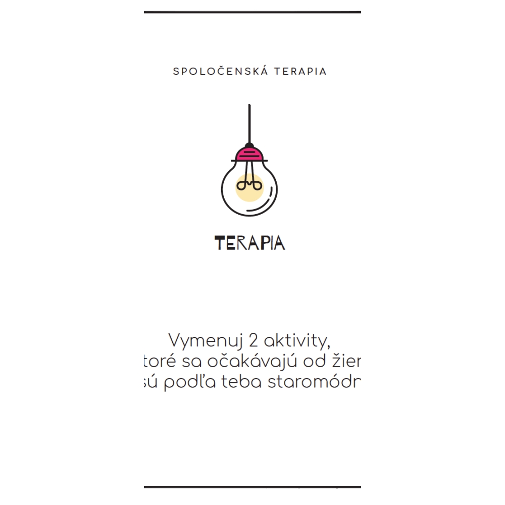 Spoločenská hra - Spoločenská terapia